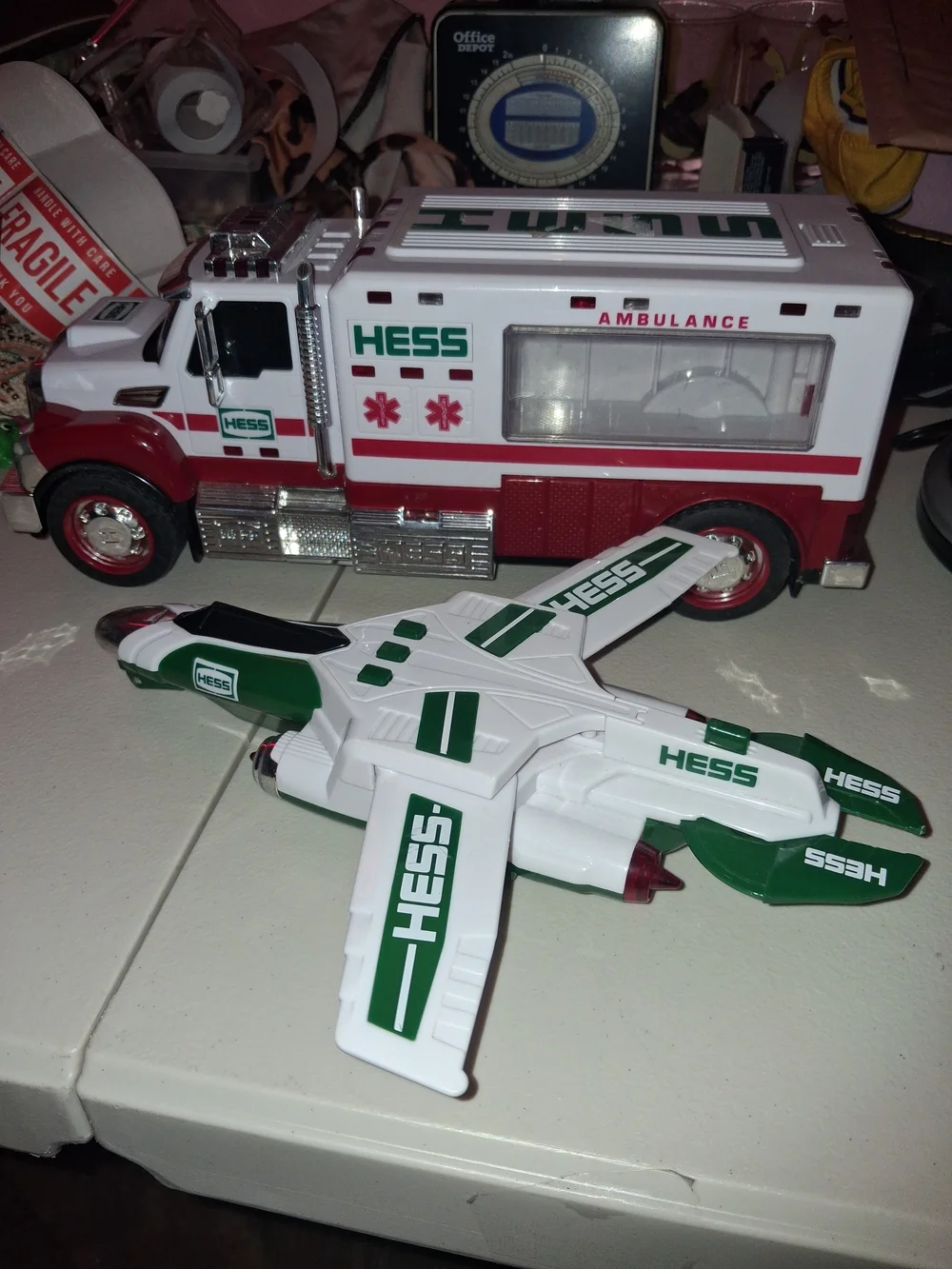 Hess Toy Truck - Ambulance and Rescue Jet Set